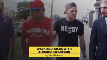 Ariel Helwani's "Walk & Talk" Interviews With Conor McGregor & Eddie Alvarez!