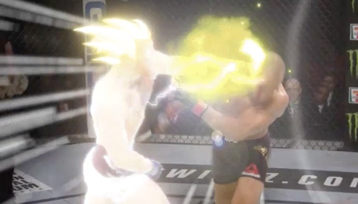 Super Saiyan Conor McGregor vs Eddie Alvarez Gif/Video From RayRod! 