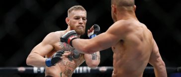 30 Amazing In Cage Photos From The Conor McGregor v Eddie Alvarez UFC205 Fight!