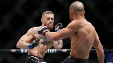 30 Amazing In Cage Photos From The Conor McGregor v Eddie Alvarez UFC205 Fight!